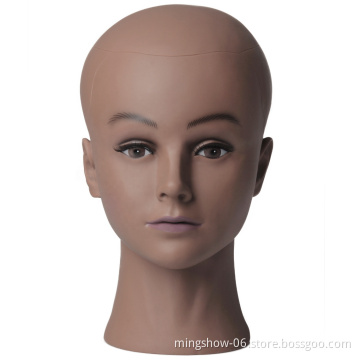 African Mannequin Head Without Hair For Making Wig Hat Display